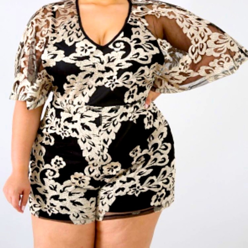Elegant Bat Romper